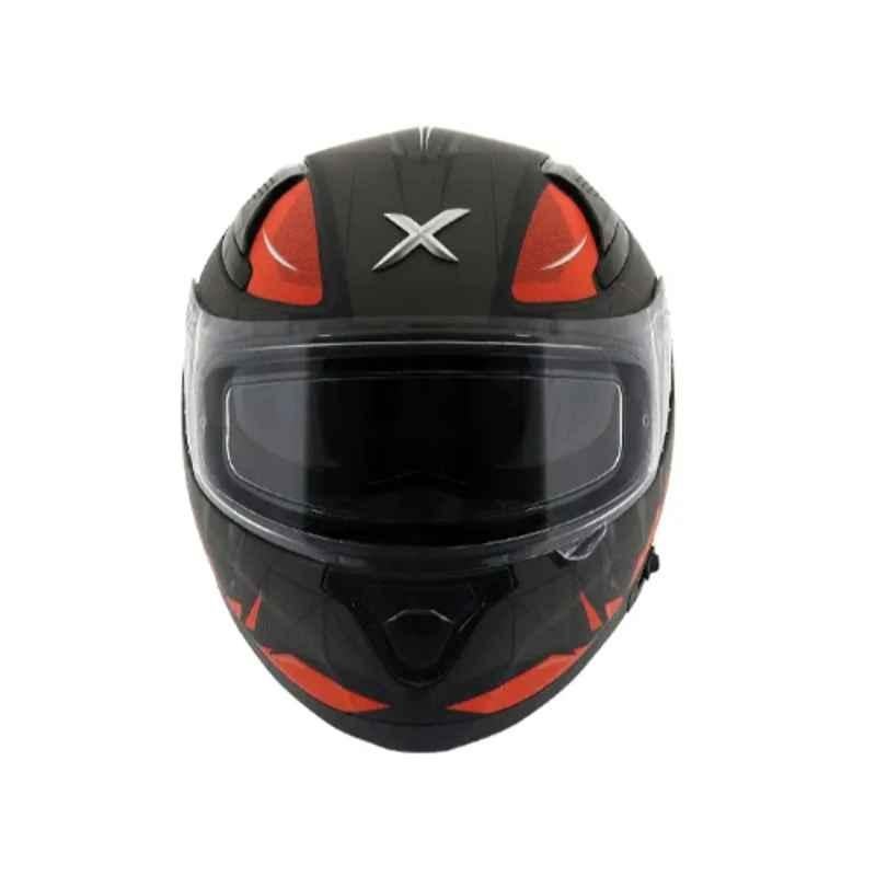 Axor Apex Hunter Black & Orange Full Face Helmet, AHHBOGM, Size: M