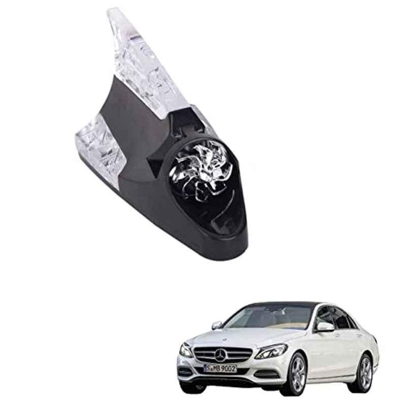 Kozdiko Black Auto Wind Power LED Light Shark Fin Car Antenna for Mercedes Benz C-Class