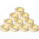 Renvox Single Sided PTFE Yellow Thread Seal Teflon Tape for Plumbing Pipe Fittings (Pack of 10)