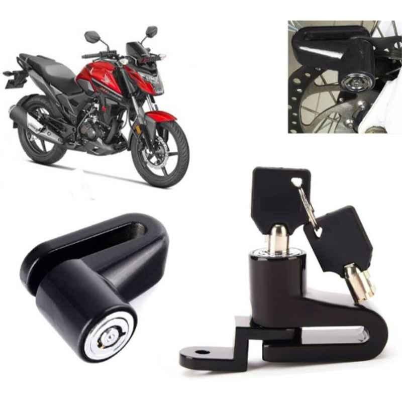 Auto Pearl Steel Black Heavy Duty Anti-Theft Disc Brake Lock for X-Blade, Lock_369