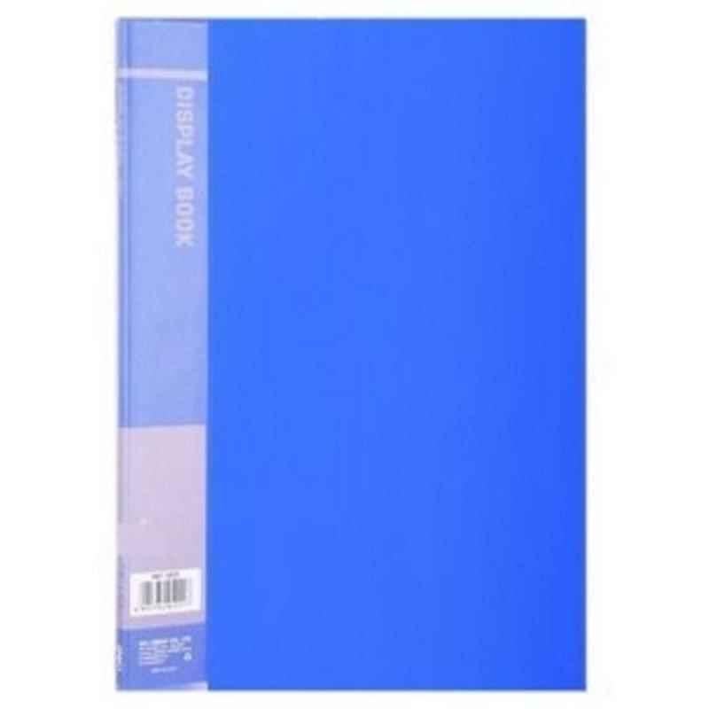 Deli E5003 Blue A4 30 Pockets Clear Book