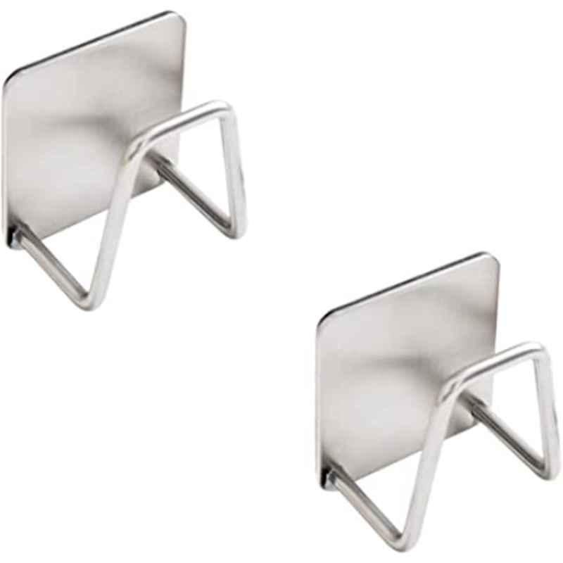 Rubik 2Pcs 48x48x30cm Stainless Steel Silver Sponges Scrubs Holder Set, RB-KSH-2P