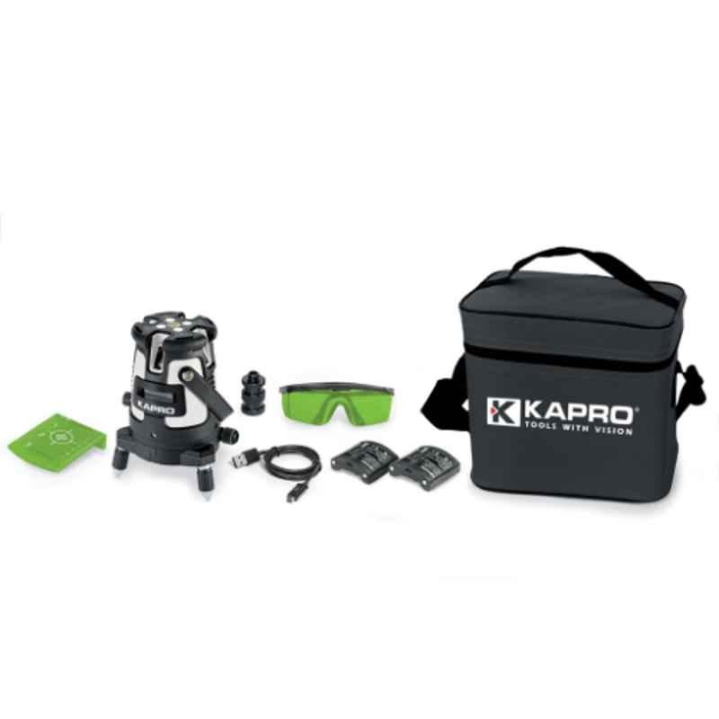 Kapro Prolaser 875G 30m All Lines Green Layout Set with Soft Bag