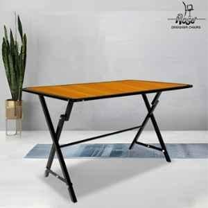 Rose Arrow Ash Brown Rectangular Folding Table