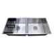 BLACKADO 40x18x10 inch Stainless Steel 304 Satin Finish Double Bowl Handmade Kitchen Sink