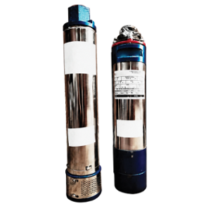 Rajco V-4 1HP 0.75kW 10 Stage Aluminium Single Phase Oil Filled Submersible Pumps