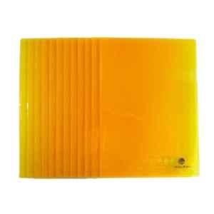 Atlas A4 Yellow Clear L Folder, (Pack of 12)