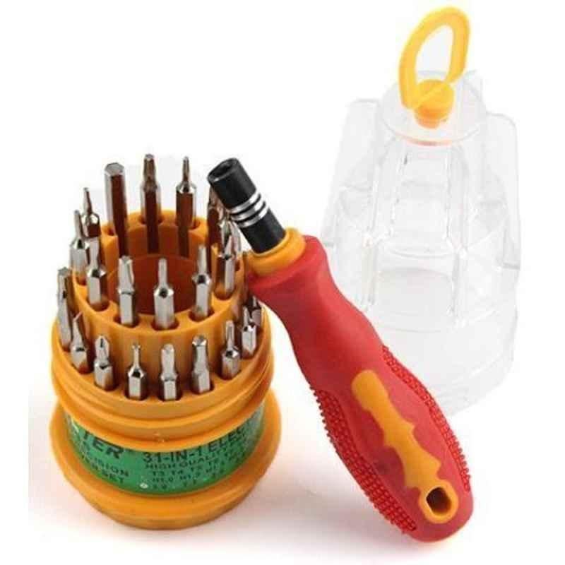 Freakonline 31 in 1 Repairing Interchangeable Precise Screwdriver Tool Kit with Magnetic Holder