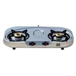 Sigri-Wala Surya Prime Cook 2 Burner Draw Stainless Steel Manual Gas Stove