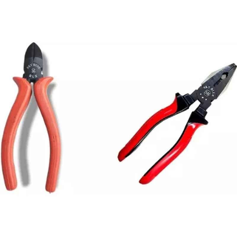 Sky Blue 2 Pcs 7.8 inch Stainless Steel Groove Plier Combo, SBE_PLIER_0721
