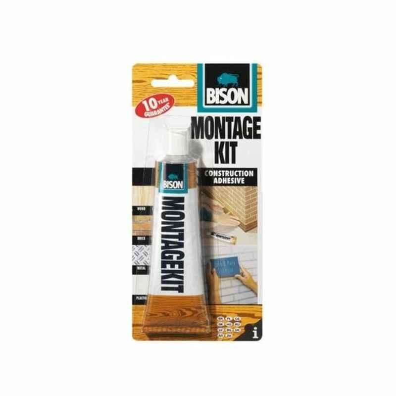 Bison Montagekit Construction Adhesives, 6305366, Professional, 125GM, Beige