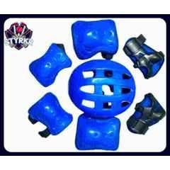 STYRKR Plastic & EVA Foam Blue Protective Skating/Cycling Guard Kit | Multi Sport Gear for Kids 14 Cycling KitKIT-785