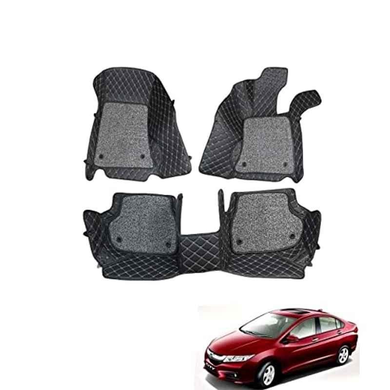 Kozdiko 7D Luxury Car Foot Mat Set for Honda Idtec 2014-Present, Kozdiko_18