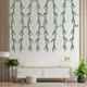 Kayra Decor 16x24 inch PVC Creepers Wall Design Stencil, KHS508