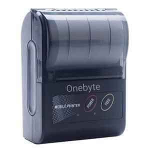 Onebyte 90mm/sec Black Monochrome USB & Bluetooth Mobile Thermal Printer, BP-02 Max