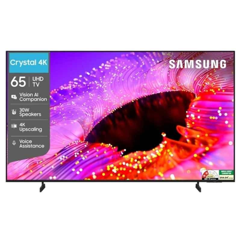 Samsung 65 inch 3840x2160p Black Crystal UHD 4K Vision AI mart TV with 30W Speakers, 4K Upscaling, HDR10+ & 150+ Channels, UA65UE85AHULXL