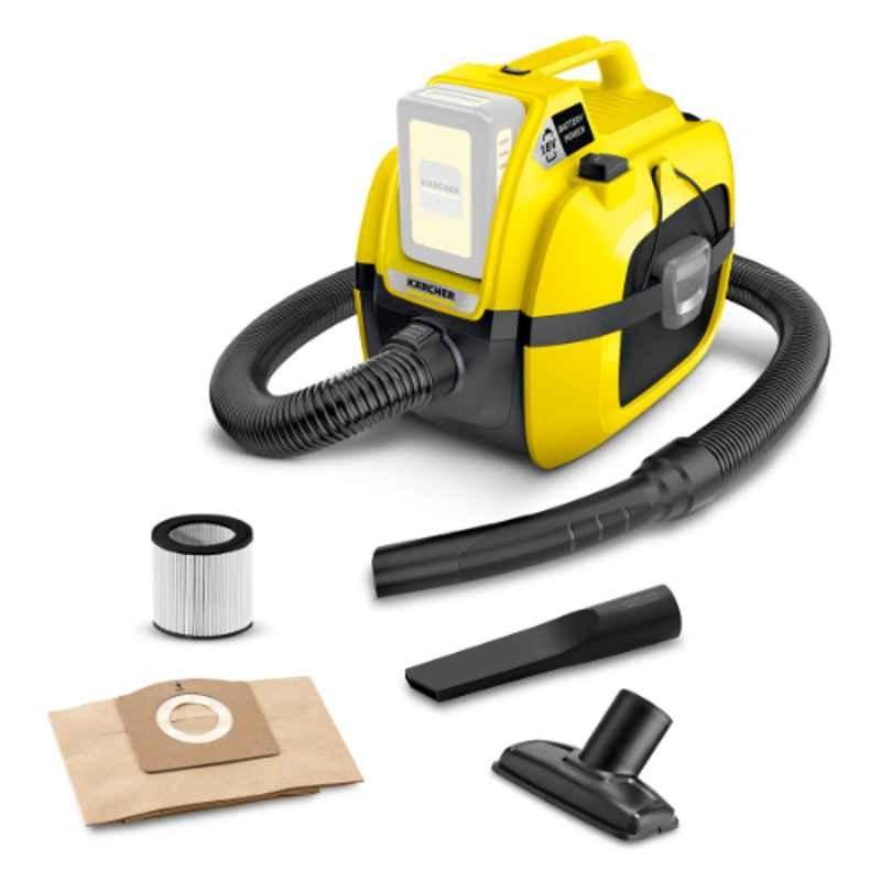 Karcher WD 1 Compact 18V Plastic Battery Operated Wet & Dry Vacuum Cleaner, 11983000