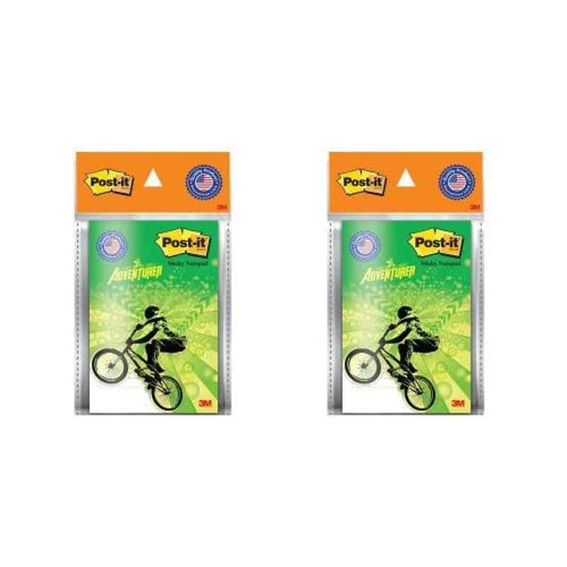 3M 4x6 inch Hot Wheel Theme Printed Notes, (Pack of 2)