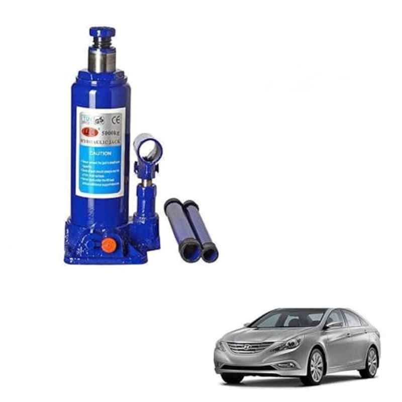 Kozdiko 5 Ton Iron Blue Hydraulic Bottle Jack with Two Rods for Hyundai Sonata