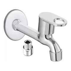 Fastgear Prime Stainless Steel Silver Chrome Finish Bib Tap, FG2494 (Pack of 2)