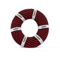 CabONE 10/76 Red & Black 2 Core PVC Insulated Twisted Flexible Aluminium Cable, Length: 90 m