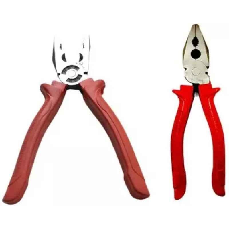 Sky Blue 2 Pcs 7.8 inch Lineman Plier Combo, SBE_PLIER_COMBO_MOD_01093