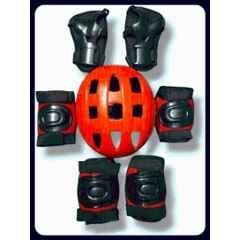 RB International Plastic & EVA Foam Red Skating Kit-266 Cycling Kit