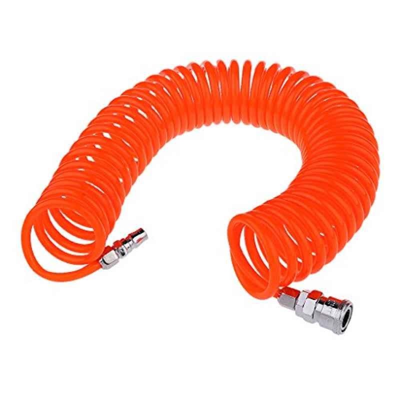 Loviver 9M Retractable Coil Air Hose Hose 8x5mm Pu With 1/4 inch Npt Fittings