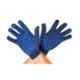 Frontier Blue Dotted Cotton Hand Gloves (Pack of 24)