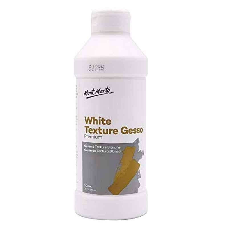 Mont Marte 500ml Premium White Texture Gesso Paint
