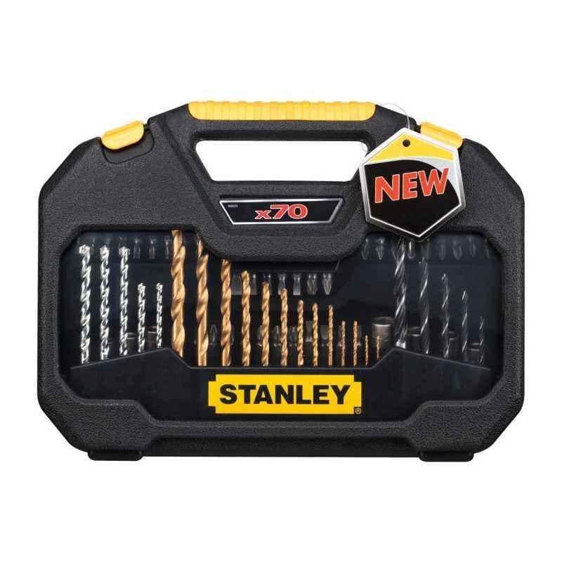 Stanley 70 Pieces HSS Drill New Family Set with Titanium, STA7184-XJ
