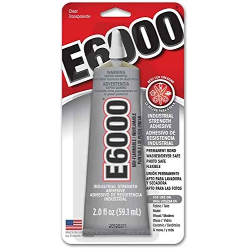 Eclectic 2 Oz Clear Industrial Adhesive, E-6000