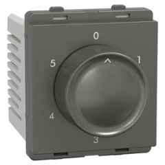Schneider Electric Livia 100W 5 Step Polycarbonate Painted Grey Step Type Fan Regulator, P3200_PG