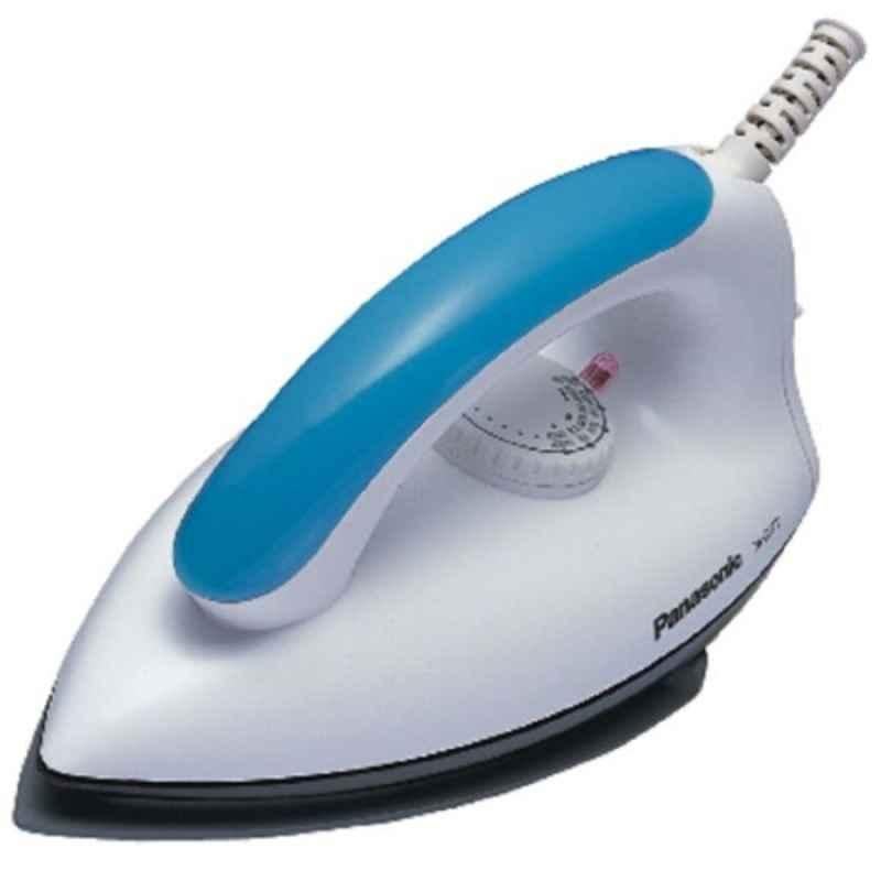 Panasonic 1000W White Light Weight Dry Iron with Non Stick Sole, NI317TWT