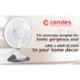 Candes Desker 80W White Silver Automatic Oscillation Table Fan, Sweep: 400 mm