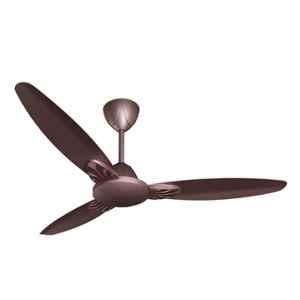 Crompton Seno Prime 75W 1 Star Roast Brown Decorative Ceiling Fan, Sweep: 1200 mm