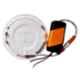 LumoGen 6W Round Warm White Slim LED Panel Light (Pack of 2)