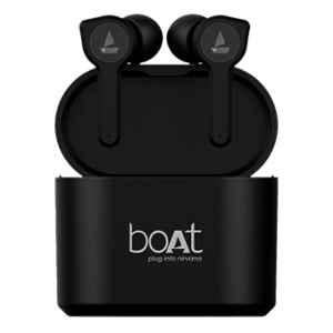 boAt Airdopes 408 Black True Wireless Earbuds with Case