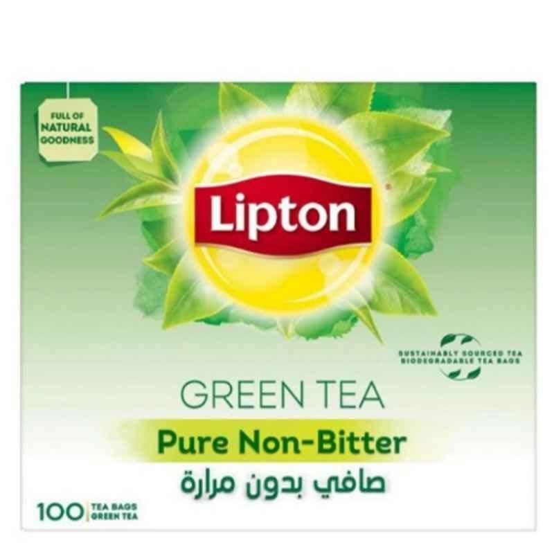 Lipton 100 Pcs 1.5g Non Bitter Green Tea Box