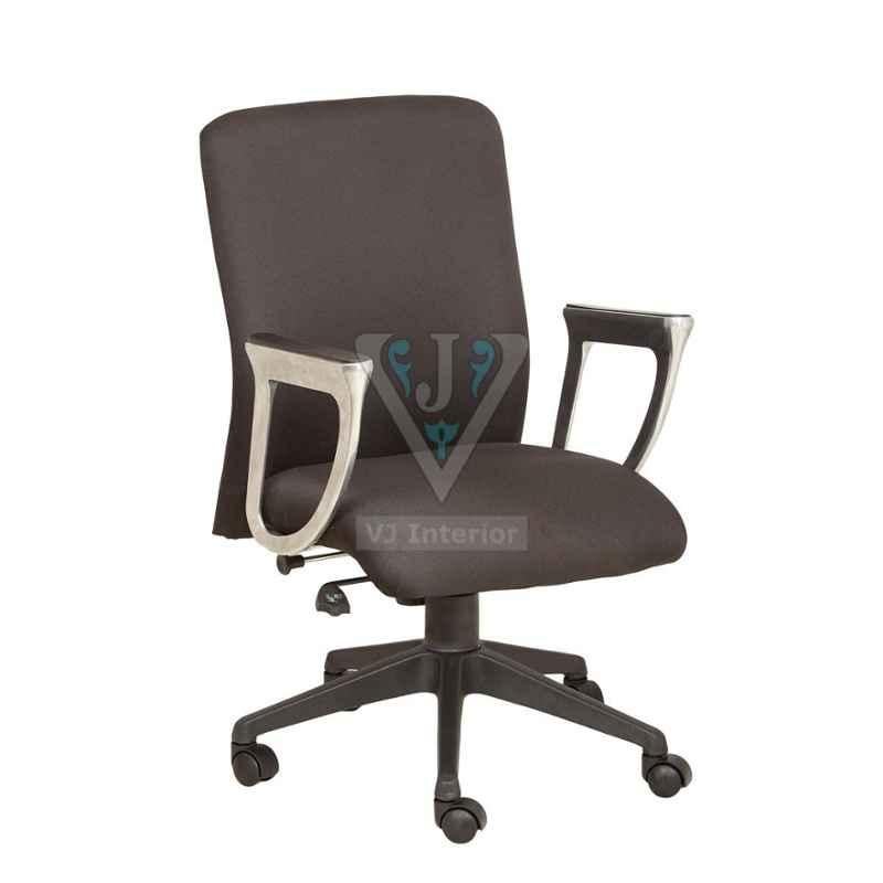 VJ Interior 18x18x18 inch Brown Padded Mesh Fabric Visitors Office Chair, VJ-1664
