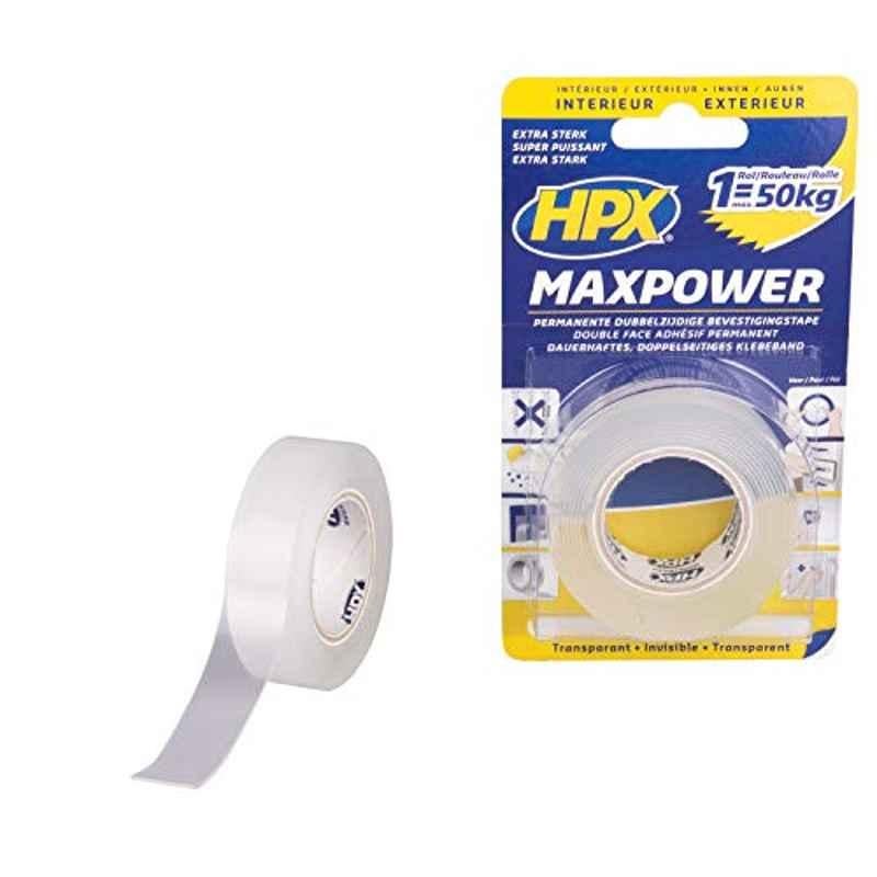 HPX 19mm Transparent Max Power Tape, HT1902
