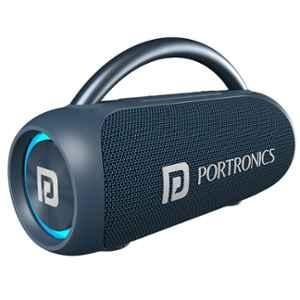 Portronics Radiant 30W TWS HD Clarity Sound Blue Wireless Bluetooth Portable Speaker with In-Built Mic, 6 hrs Playtime & Dual Driver, POR-2069