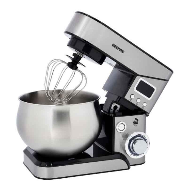 Geepas 1300W 5L Stainless Steel Multi-Function Kitchen Machine, GSM43046