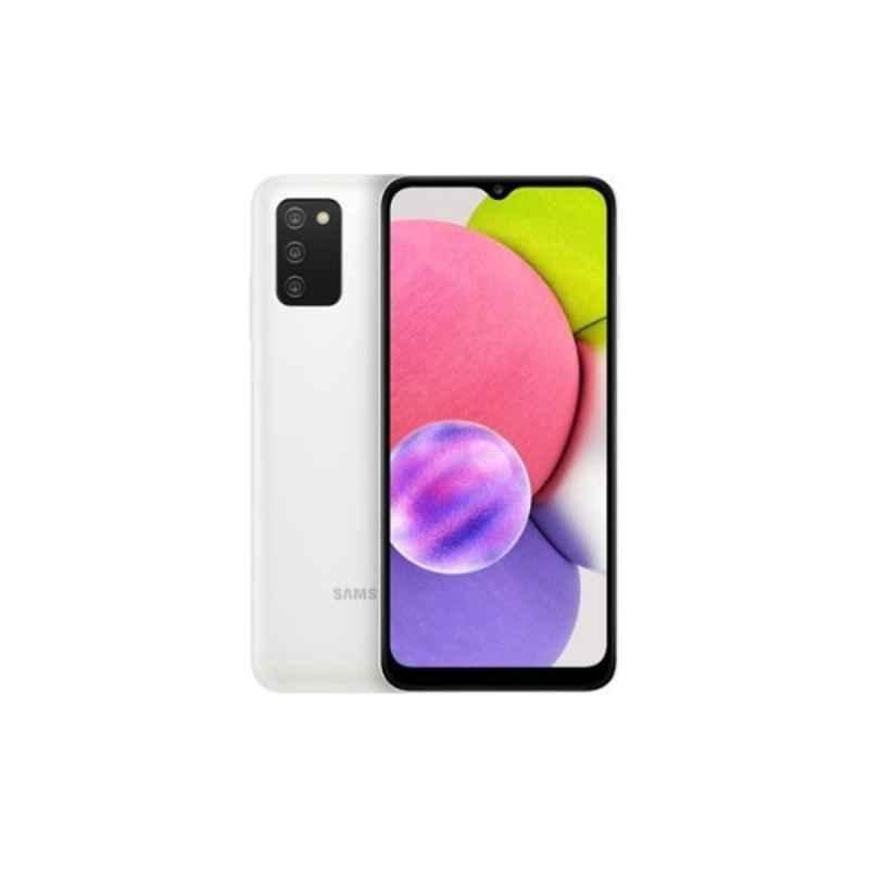 Samsung Galaxy A03S 6.5 inch 3/32GB White 4G Dual Sim Smartphone, SM-A037FZWDMEA