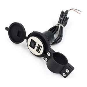 AOW Motorcycle Bike Mobile Phone USB Charger Power Adapter 12v (Waterproof) for Bullet Electra 350