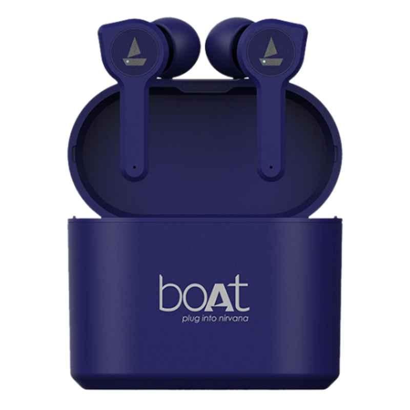 boAt Airdopes 408 Blue True Wireless Earbuds with Case