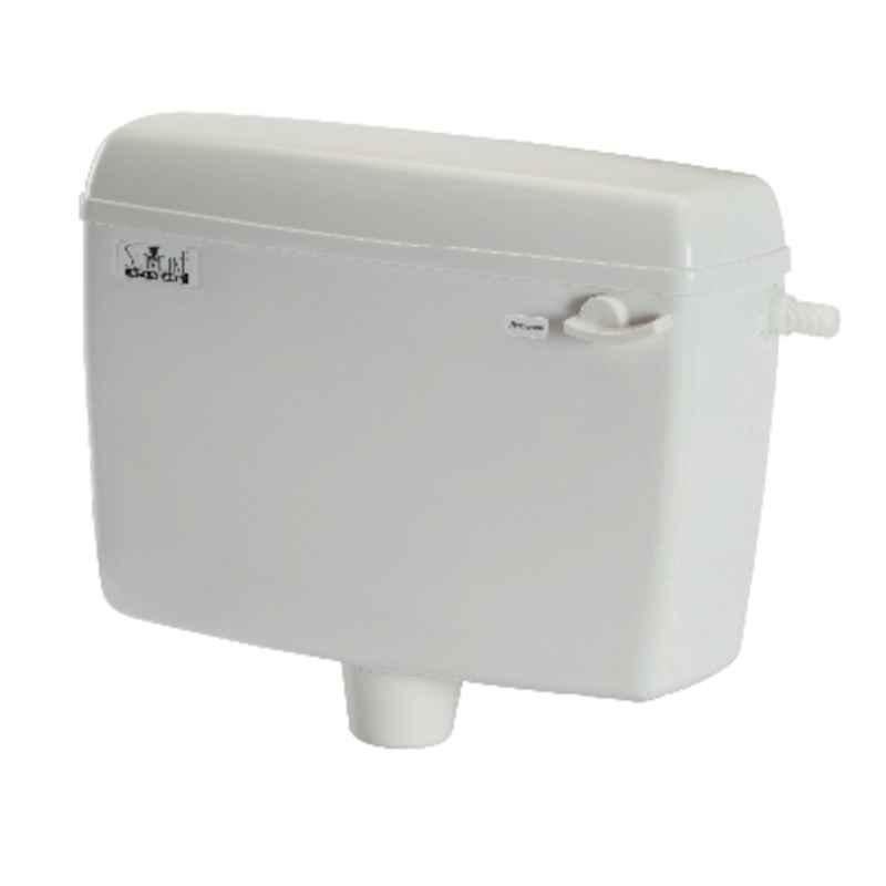 Parryware Slimline Bright Single Flush Plastic Cistern, E8093 HLC