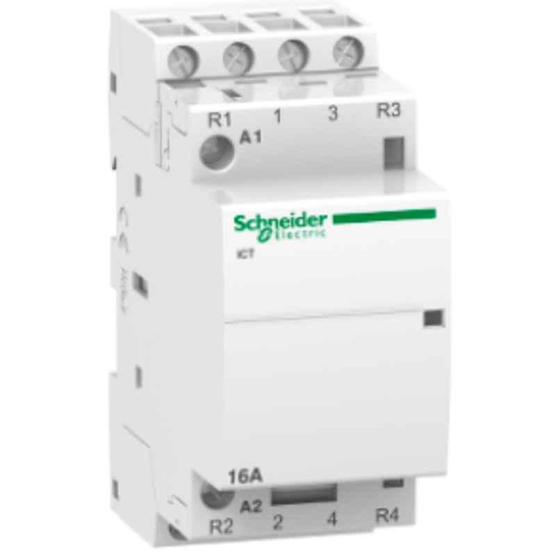 Schneider Acti9 2NO+2NC White 4 Pole Contactor, A9C22818