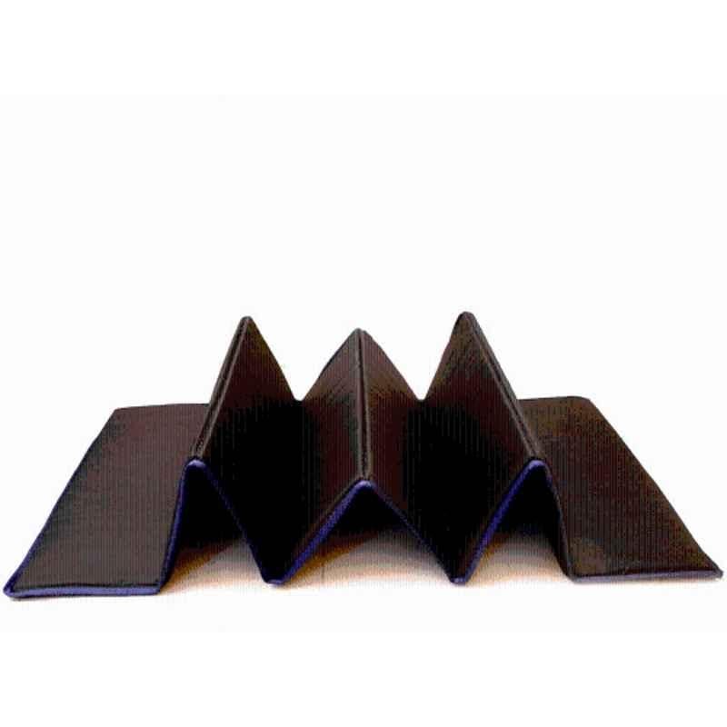 QUIT-X 18mm Black Fitness Tri-Fold Exercise Yoga Mat