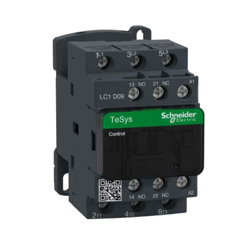 Schneider TeSys 3 Pole 120 VAC Contactor, LC1D09G7